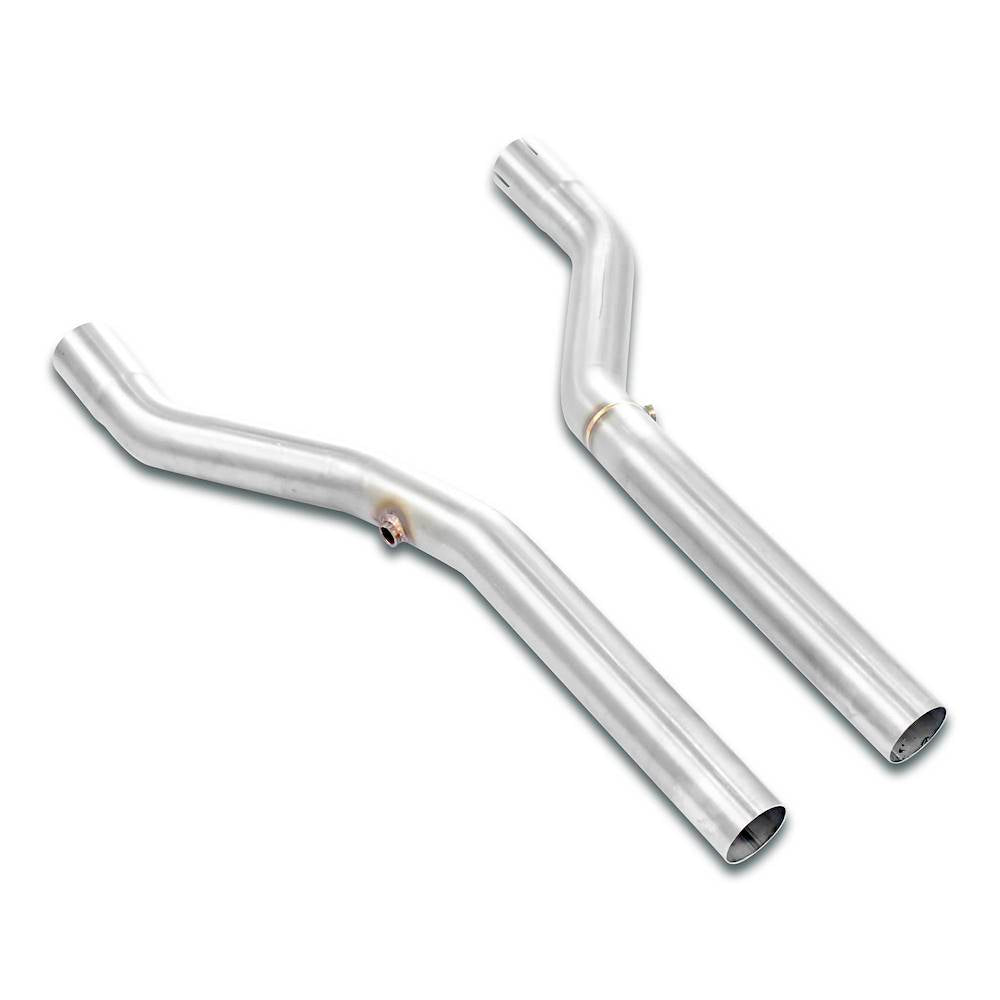 Tubes avant Droit - Gauche Supersprint pour BMW E46 - Tous les modèles (Pour conversion moteur V8 m62 4.4i - 4.6i)
