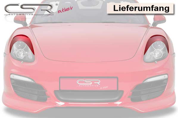 2 Paupières de phares pour Porsche Boxster / Cayman 981 - KDMPARTS EUROPE TUNING STORE
