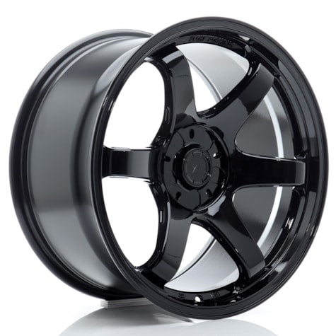 Jante Japan racing Wheels SL03 18x9,5 ( 5 trous - sur mesure ) ET20-38 5H BLANK Noire brillante