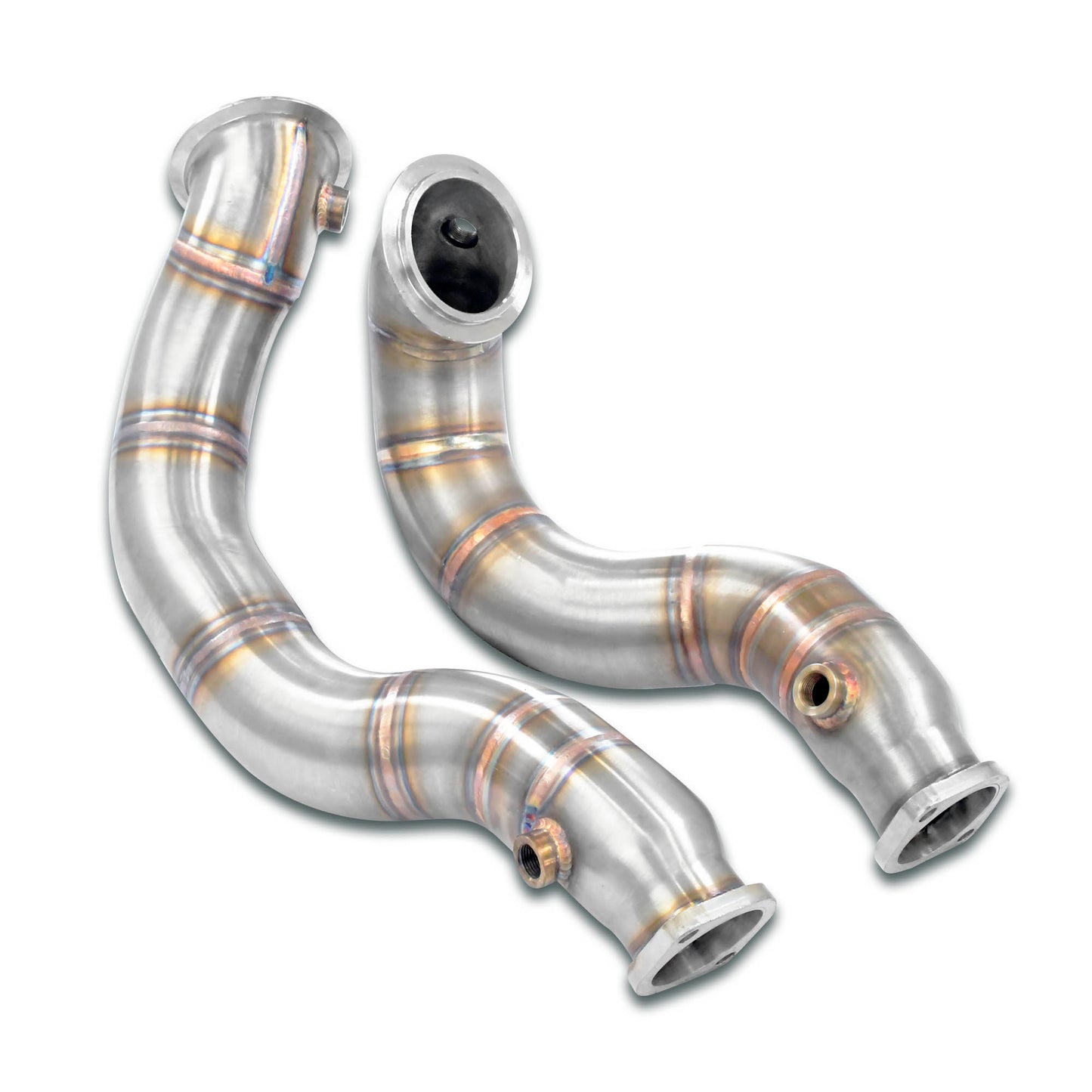 Tuyaux Downpipe (suppression de catalyseur) Supersprint pour BMW E46/5 325ti Compact (Pour conversion moteur N54 Bi-Turbo)