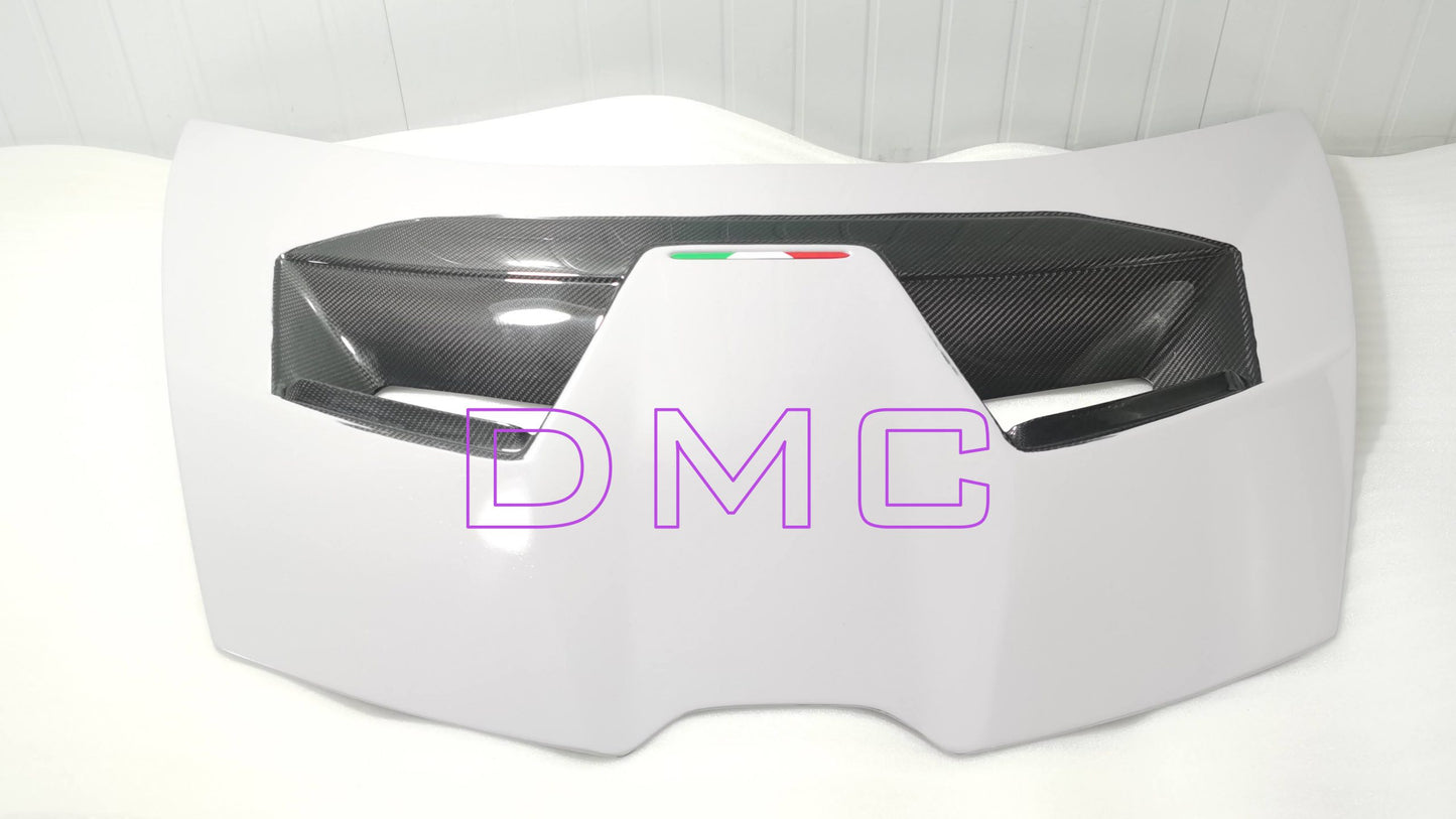 Capot avant en fibre de carbone « STO » de DMC pour Lamborghini Huracan STO Coupé et Spyder, transforme en Super Trofeo Omologate