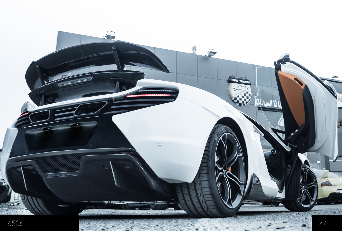 DMC Heckdiffusor aus Kohlefaser für McLaren 650S, kompatibel mit der Originalstoßstange