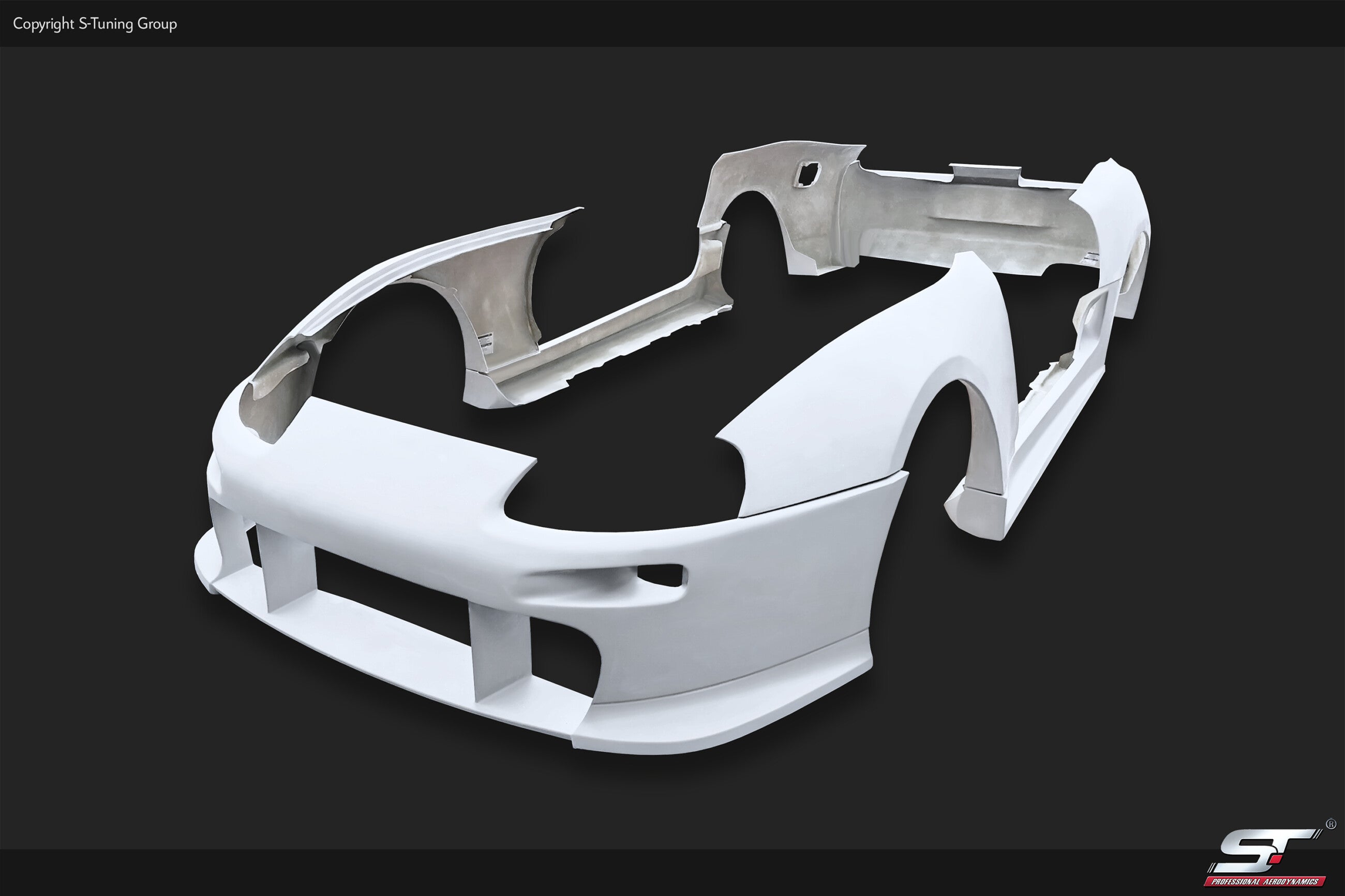 KIT CARROSSERIE LARGE V2 POUR TOYOTA SUPRA