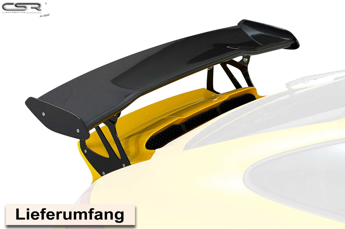 Aileron de coffre arrière pour Porsche 911 / 997 Turbo/Turbo S, GT3, GT3RS, GT2, GT2RS modèles 2004 - 2012 - KDMPARTS EUROPE TUNING STORE