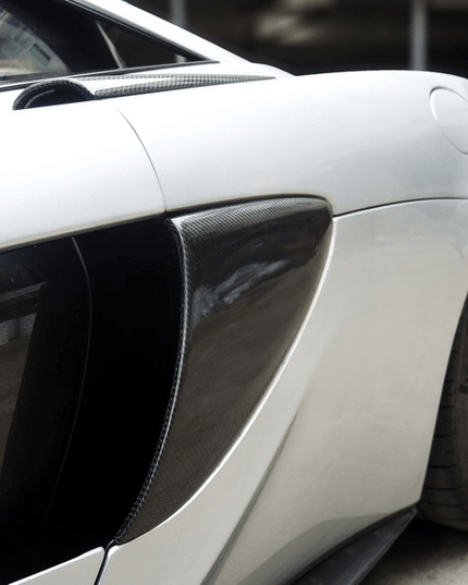 Ailes de conduit d'air latérales de style OEM pour McLaren 570S 2016 - 2017 en fibre de Carbone haute brillance - KDMPARTS EUROPE TUNING STORE