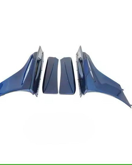 Bas de caisse Jupes pour McLaren MP4 12 - C et 650S 2011 - 2017 Style CF 675LT (6 pcs) en fibre de carbone bleu - KDMPARTS EUROPE TUNING STORE