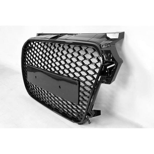 Calandre Avant pour Audi A1 2012-2015 Look RS1 Black - KDMPARTS EUROPE TUNING STORE
