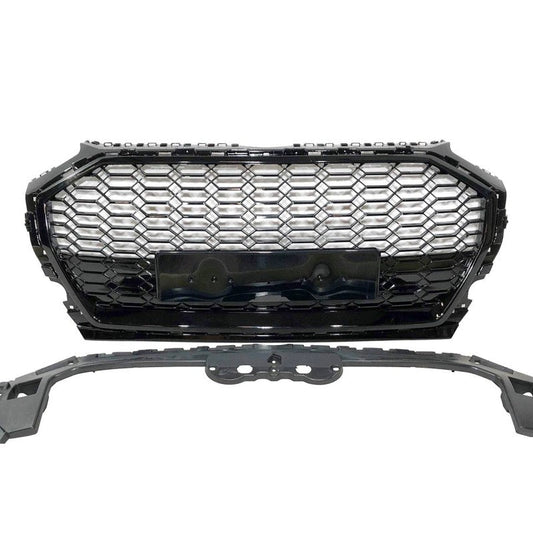 Calandre Avant pour Audi Q5 2021+ Look RSQ5 Full Black - KDMPARTS EUROPE TUNING STORE