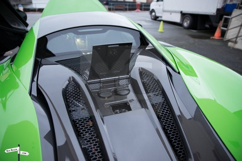 Capot moteur arrière de style OEM pour McLaren 570S 2016 - 2017 en fibre de Carbone haute brillance - KDMPARTS EUROPE TUNING STORE