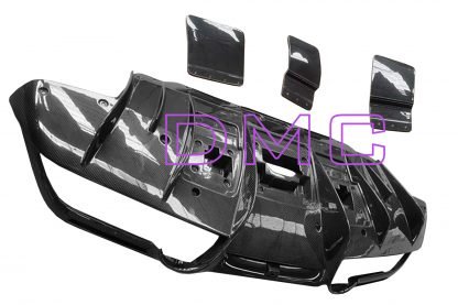 Diffuseur arrière en fibre de carbone Challenge de DMC pour Ferrari F8 Tributo Coupé et Spider - KDMPARTS EUROPE TUNING STORE