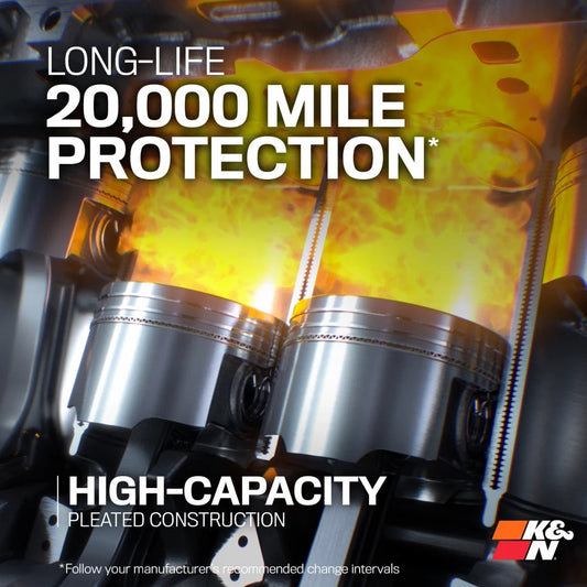 Filtre à huile K&N pour Porsche Cayenne 4.8L V8 Moteur à essence - Tous les modèles - KDMPARTS EUROPE TUNING STORE