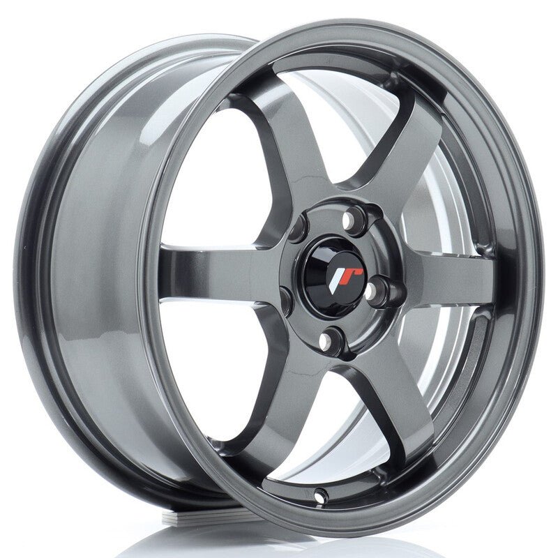 Japan Racing JR-3 16x7" 4x100 ET25, Gunmetal - KDMPARTS EUROPE TUNING STORE