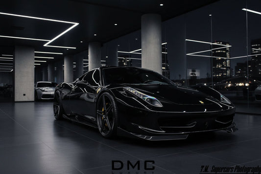 Lame de pare chocs avant en fibre de carbone de DMC pour Ferrari 458 Coupé et Spider - KDMPARTS EUROPE TUNING STORE
