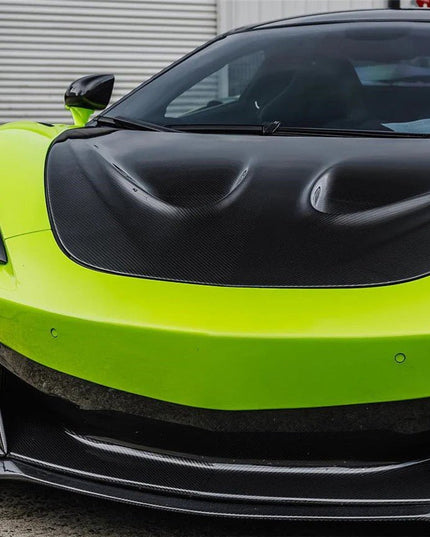 Lame de pare chocs avant pour McLaren 540C 570S 600LT 2016 - 2021 en fibre de carbone forgée - KDMPARTS EUROPE TUNING STORE