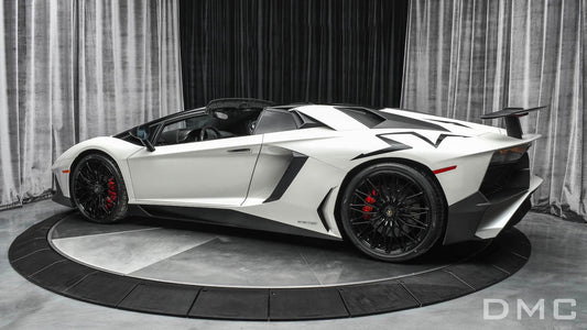 Pare chocs arrière avec diffuseur en fibre de carbone « SV LP750 » de DMC pour Lamborghini Aventador Coupé et Roadster d'origine - KDMPARTS EUROPE TUNING STORE