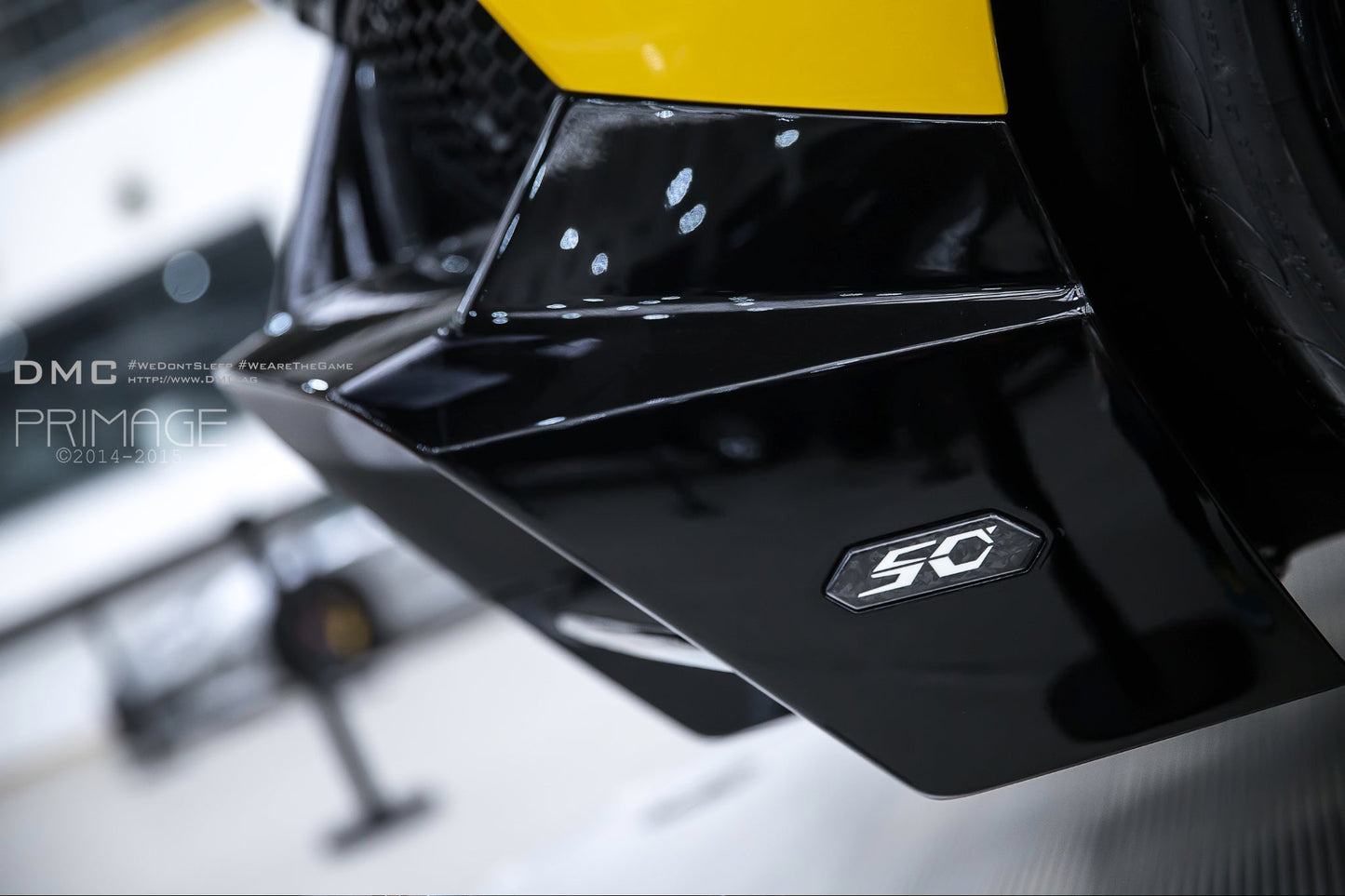 Pare chocs arrière en fibre de carbone « 50e anniversaire » DMC pour Lamborghini Aventador d'origine - KDMPARTS EUROPE TUNING STORE