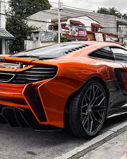Pare chocs arrière pour McLaren MP4 12C / 650S 2011 - 2017 Style Rebel performance partiellement en fibre de carbone - KDMPARTS EUROPE TUNING STORE