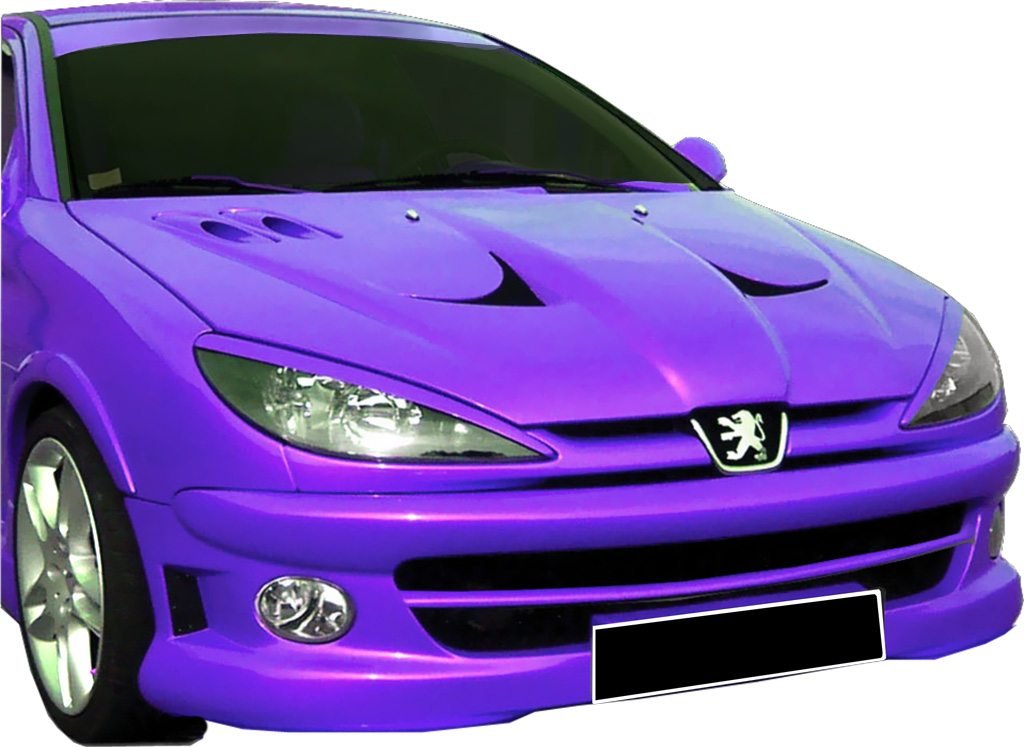 Pare chocs avant Peugeot 206 (98 - 08) – Look Razor - KDMPARTS EUROPE TUNING STORE