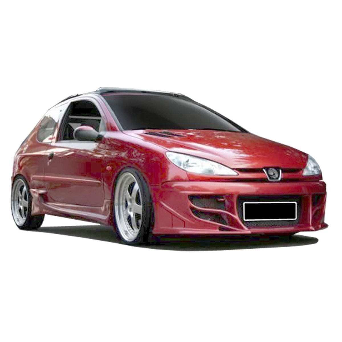 Pare chocs avant pour Peugeot 206 (98 - 08) – Look Sport - KDMPARTS EUROPE TUNING STORE