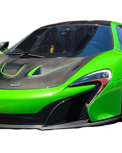Rajout de pare chocs avant pour McLaren 650S 2014 - 2017 style OEM en fibre de Carbone sergée - KDMPARTS EUROPE TUNING STORE