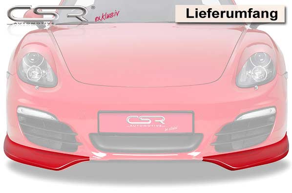 Rajout de pare chocs avant pour Porsche Boxster 981 - KDMPARTS EUROPE TUNING STORE