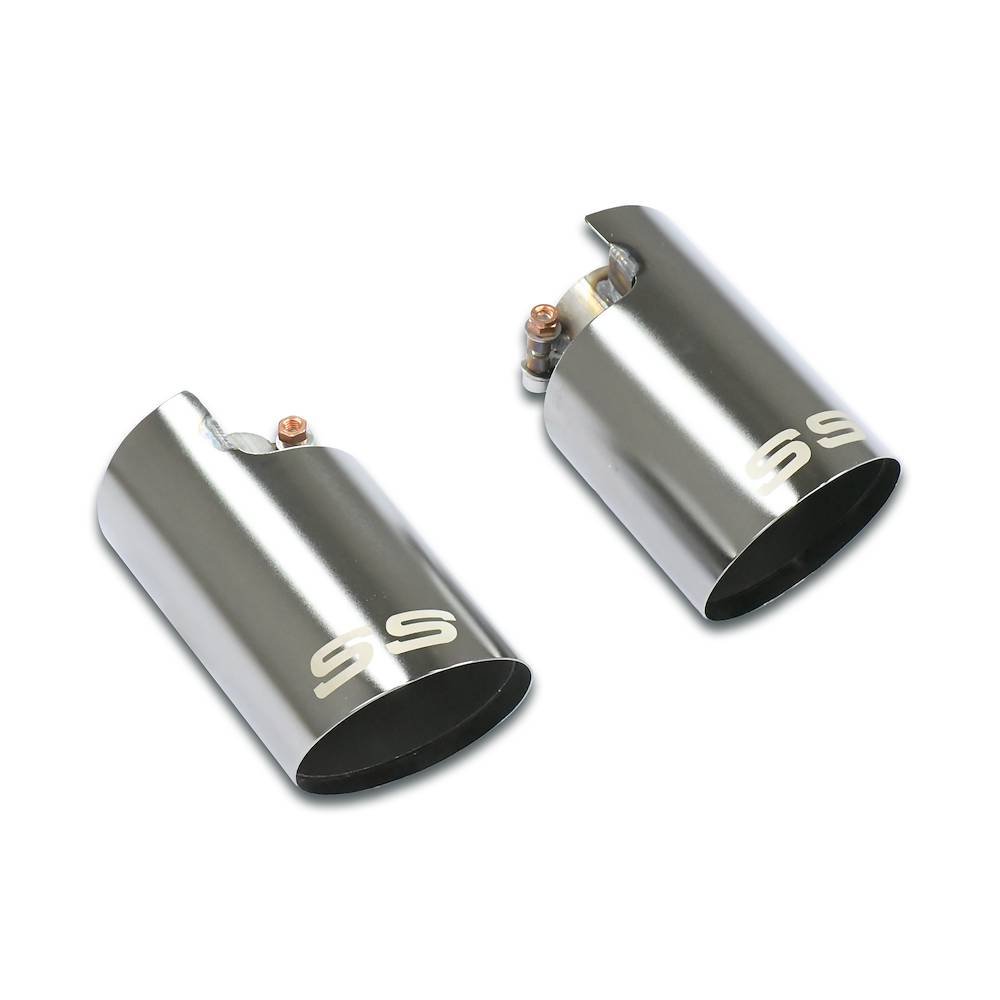 Sorties d'échappement "Race - Gun Métal Grey" Supersprint pour TOYOTA YARIS 1.6i Turbo GR Circuit 4WD (261 Hp - modèles avec GPF) 2020 - > 2024 - KDMPARTS EUROPE TUNING STORE