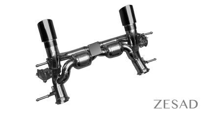 Système d'échappement en Acier inoxydable de ZESAD pour Maserati MC20 Coupé et Spider d'origine : Comprend des silencieux OPF de remplacement, des descentes d'échappement, des systèmes sans catalyseur et des catalyseurs sport, ainsi que des valves - KDMPARTS EUROPE TUNING STORE