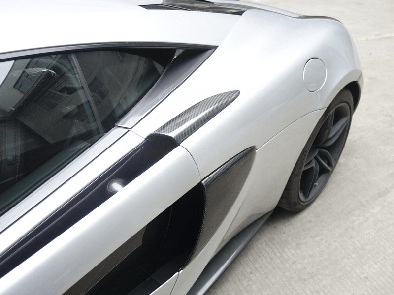 x2 Panneaux latéraux droit / gauche pour McLaren 570S 2016 - 2017 en fibre de Carbone haute brillance - KDMPARTS EUROPE TUNING STORE
