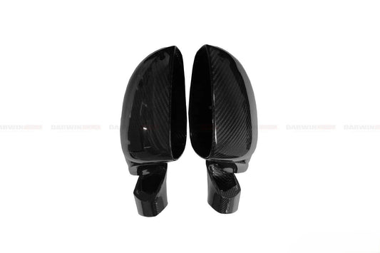 x2 pcs Coques de rétroviseurs latéraux pour Ferrari F458 Coupé Italia / Spider 2010 - 2014 en fibre de Carbone haute brillance - KDMPARTS EUROPE TUNING STORE