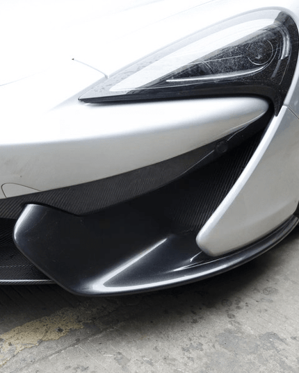 x2 Séparateurs latéraux de pare chocs avant droit / gauche pour McLaren 570S 2016 - 2017 en fibre de Carbone haute brillance - KDMPARTS EUROPE TUNING STORE