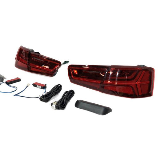 Feux Arrières Audi A6 Sedan 2011-2015 Look 2016 Red - KDMPARTS EUROPE TUNING STORE