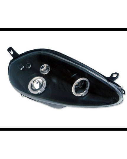 Jeu de Phare Avant Yeux D'Ange Fiat Grande Punto '07 Noir - KDMPARTS EUROPE TUNING STORE