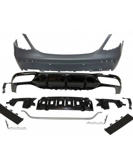 Pare Chocs Arrière Mercedes W213 2016-2019 Look AMG E63 - KDMPARTS EUROPE TUNING STORE