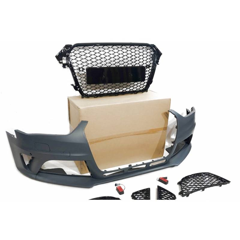Pare Chocs Avant Audi A4 Sedan/Avant B8 13-15 Look RS4 - KDMPARTS EUROPE TUNING STORE