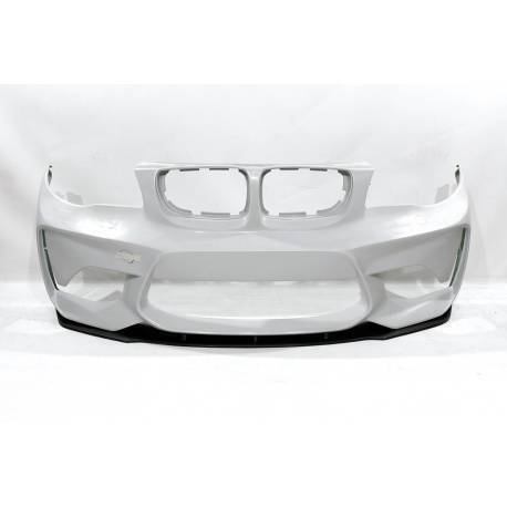 Pare Chocs Avant avec lame BMW Serie 1 E87/ E81/E82/E83 Look M2 Deflecteur - KDMPARTS EUROPE TUNING STORE