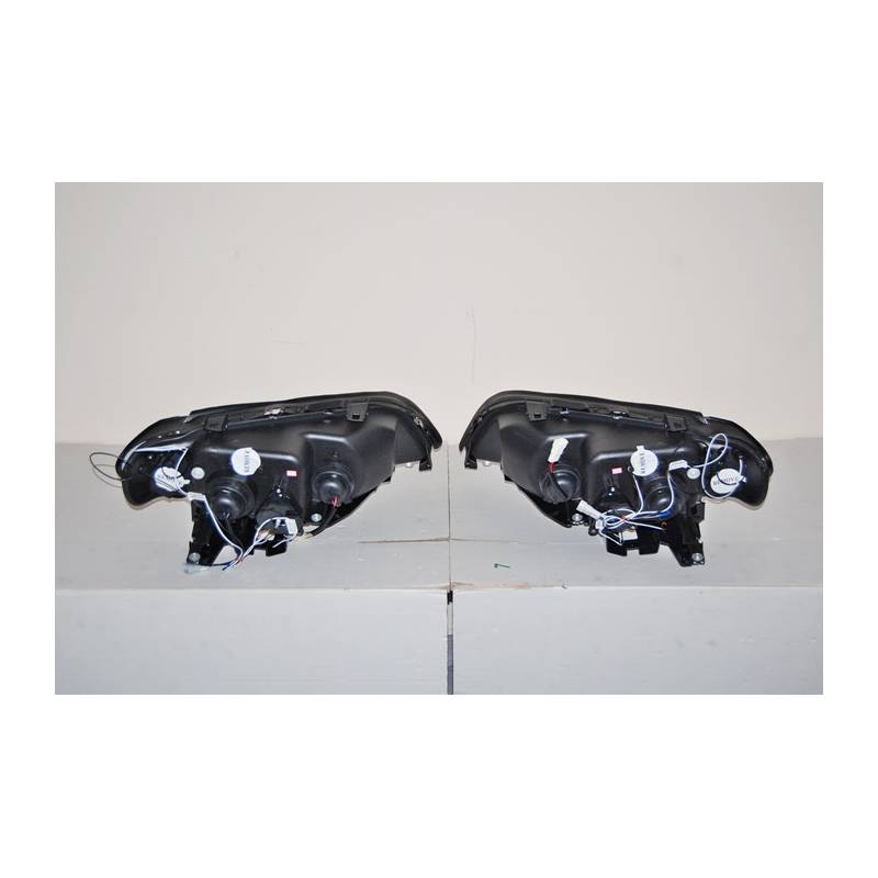Set De Phares Avant Angel Eyes BMW X5 2001 Chromé - KDMPARTS EUROPE TUNING STORE