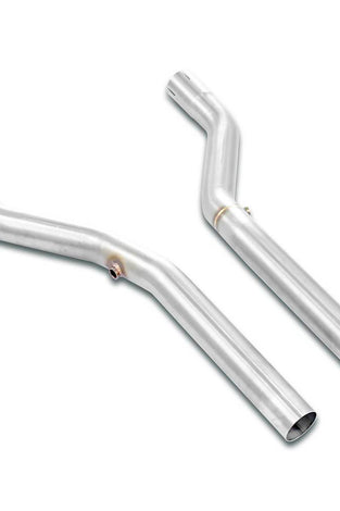 Tubes avant Droit - Gauche Supersprint pour BMW E46 - Tous les modèles (Pour conversion moteur V8 m62 4.4i - 4.6i)