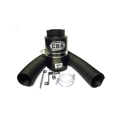 Boite à air carbone CDA BMC - 100 mm diamètre intérieur du col avec élément filtrant coton pour moteur V6 Cyl. & V8