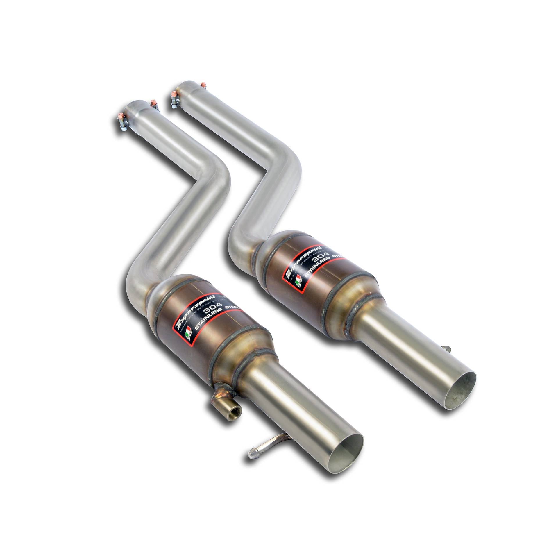 Catalyseurs métalliques Droit - Gauche + "X-Pipe" Supersprint per BMW E46/5 325ti Compact (Per conversione motore N51 / N52 / N52N / N53)