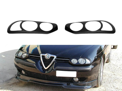 2 Caches de phares pour Alfa Romeo 156 - KDMPARTS EUROPE TUNING STORE
