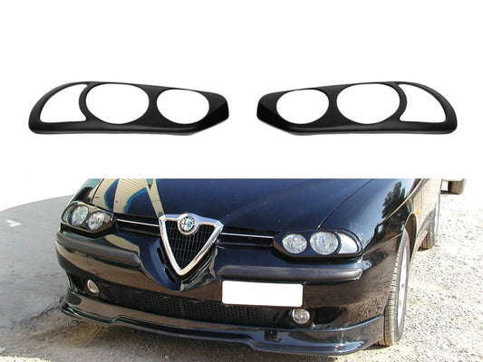 2 Caches de phares pour Alfa Romeo 156 - KDMPARTS EUROPE TUNING STORE