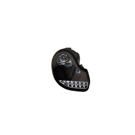 2 Phares Avant avec feux de jour pour Porsche 996 / Boxster 986 97-02 à fond noir - KDMPARTS EUROPE TUNING STORE