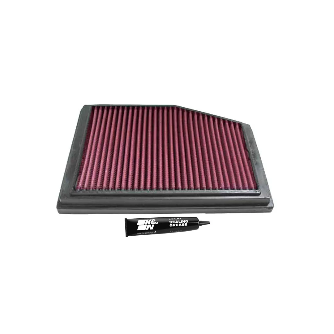 Filtre à Air de Remplacement K&N pour Porsche Boxster 2.5L H6 Moteur à essence - Tous les modèles 1996-2000