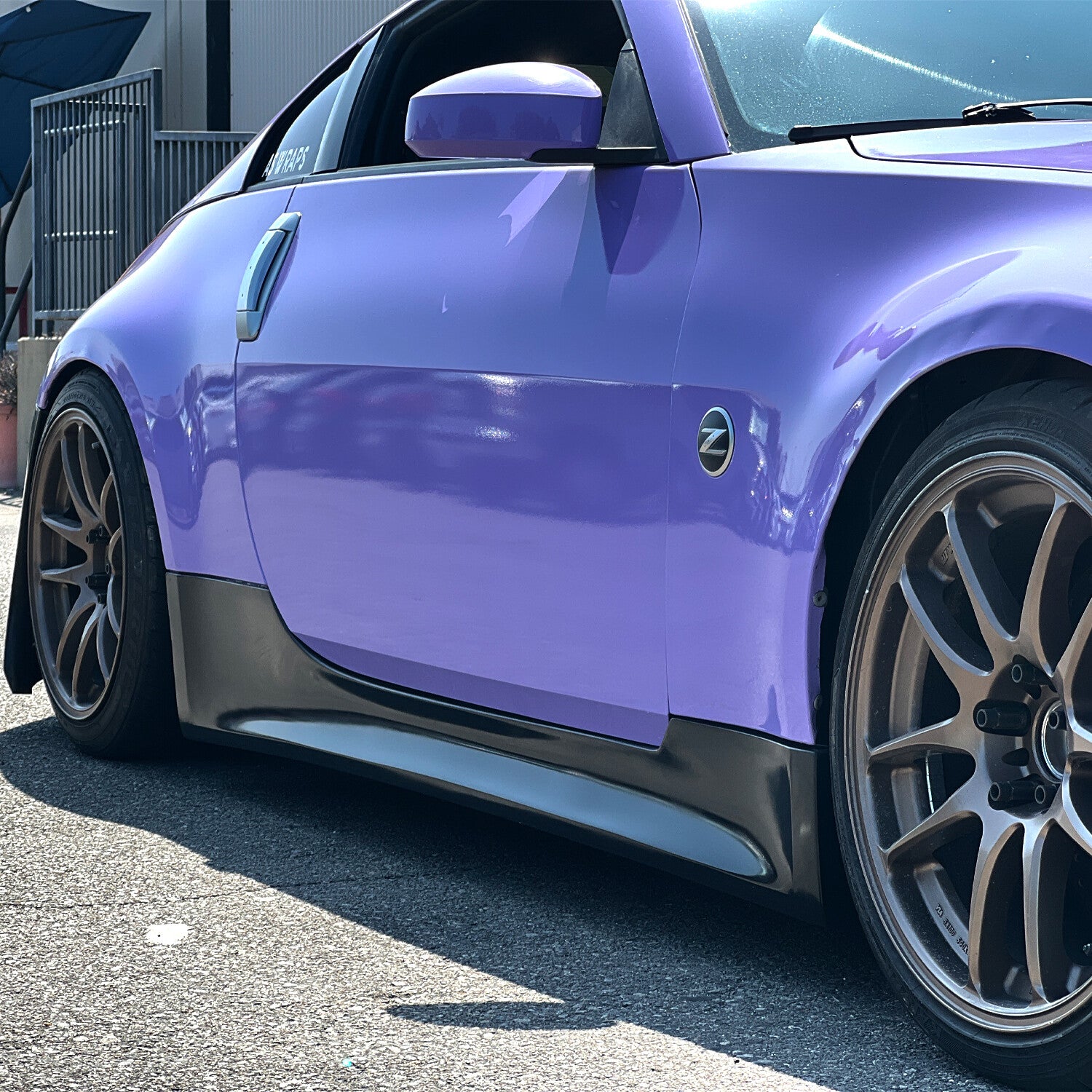 Side skirts for Nissan 350Z 2003-2008 VTX style polyurethane