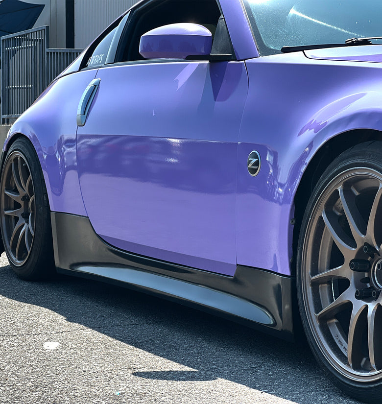 Bas de caisse latéraux pour Nissan 350Z 2003-2008 Style VTX polyuréthane