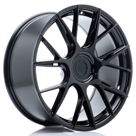 Jante Japan racing Wheels JR42 20x9 ( 5 trous - sur mesure ) ET20-50 5H BLANK Noire brillante