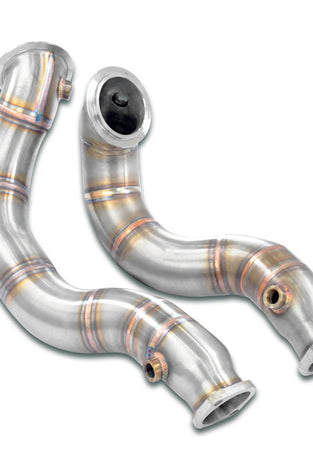 Tuyaux Downpipe (suppression de catalyseur) Supersprint pour BMW E46/5 325ti Compact (Pour conversion moteur N54 Bi-Turbo)