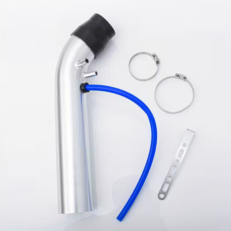 Kit condotto di aspirazione diretto universale (76 mm) in lega di alluminio per auto