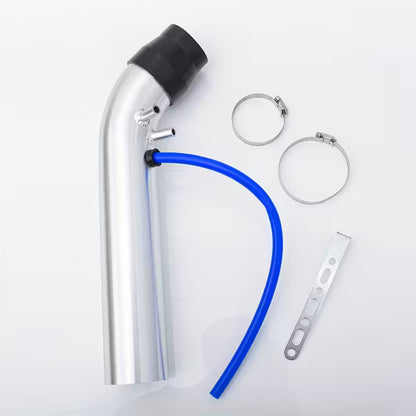 Kit de Conduit d'Admission directe Universel ( 76mm ) en Alliage d'Aluminium pour Voiture