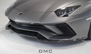 Spoiler avant en fibre de carbone « Tecno » de DMC pour Lamborghini Aventador S Coupé et Roadster d'origine